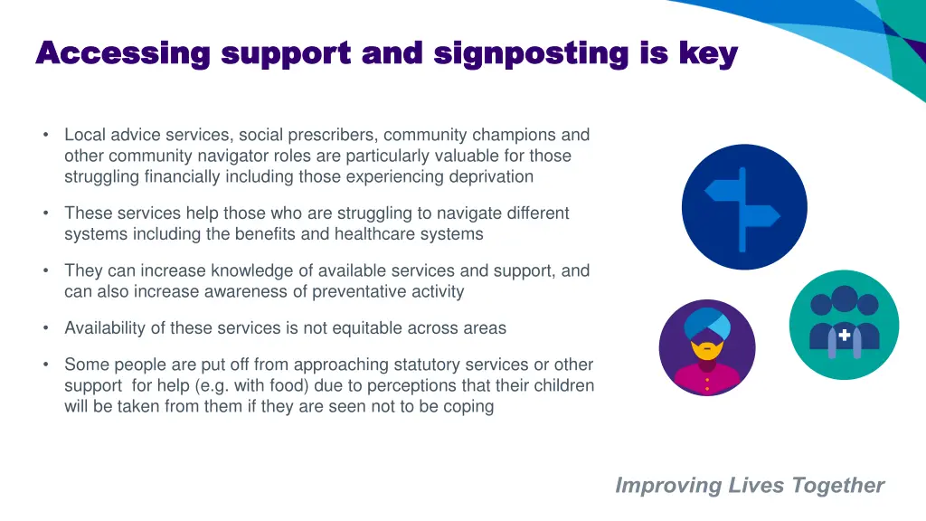 accessing support and signposting
