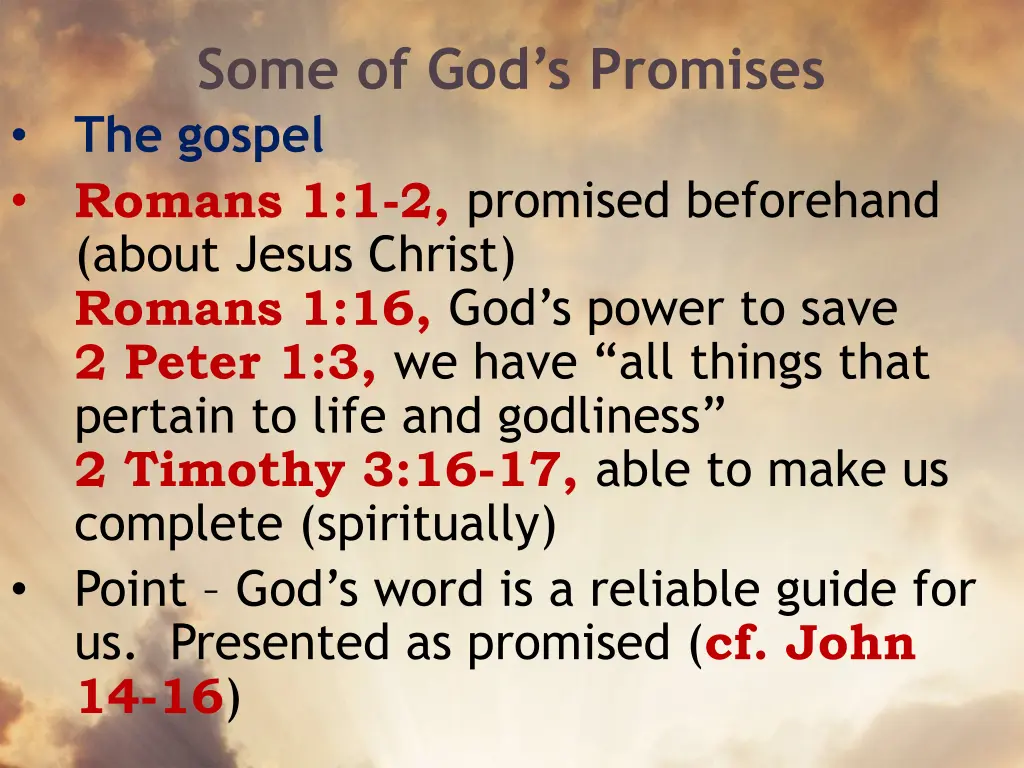 some of god s promises 1