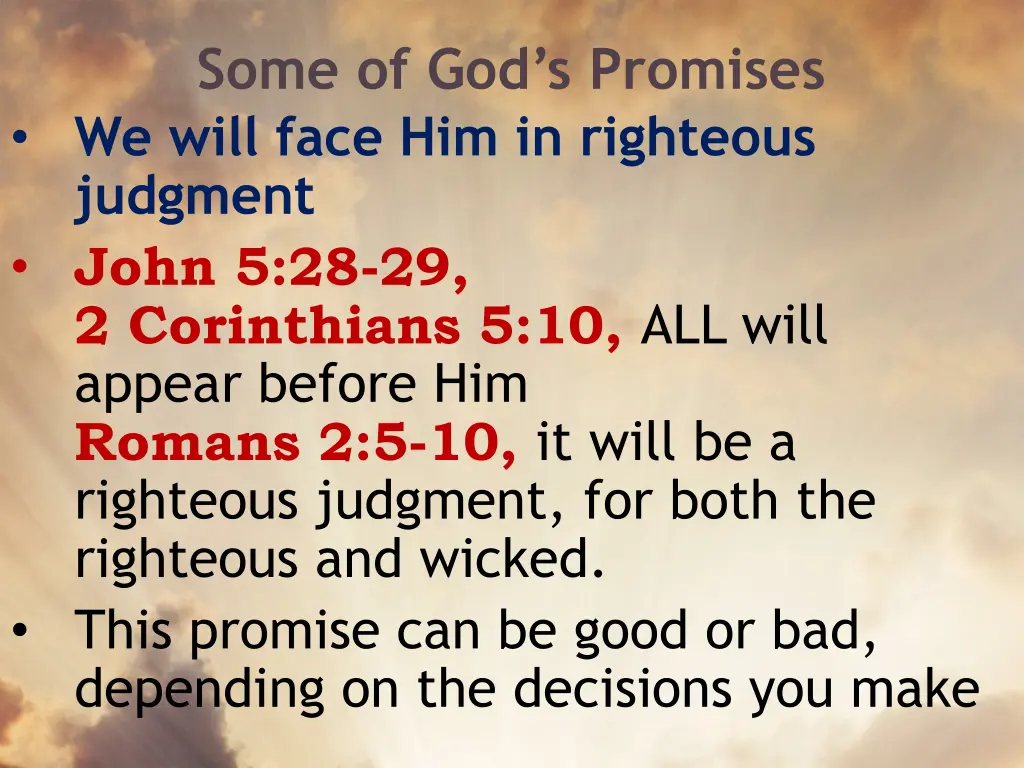 some of god s promises 11