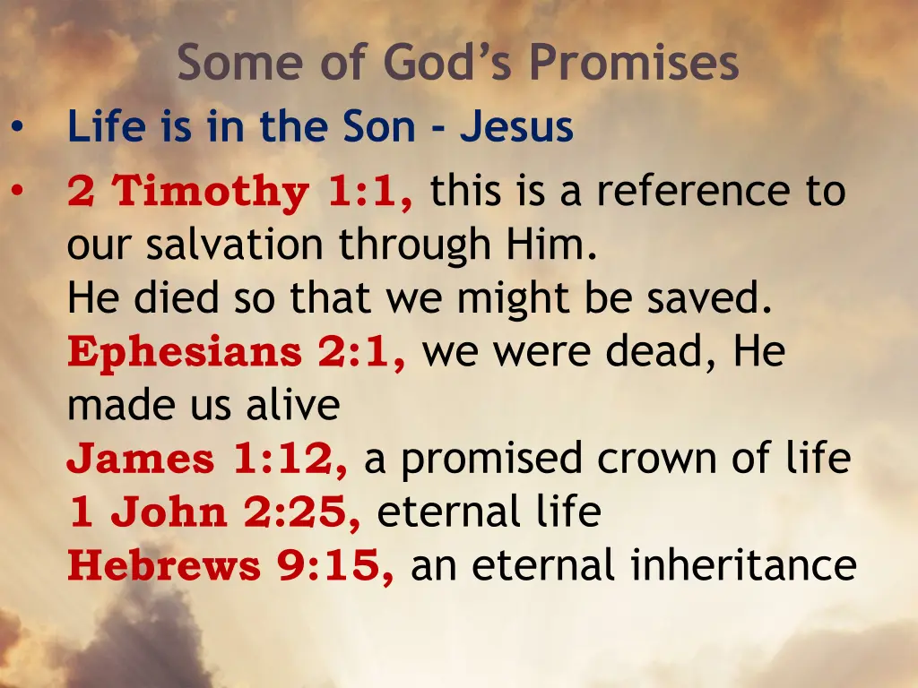 some of god s promises 5