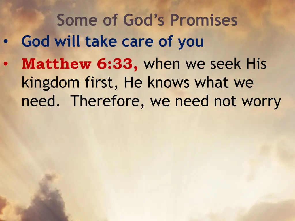 some of god s promises 9