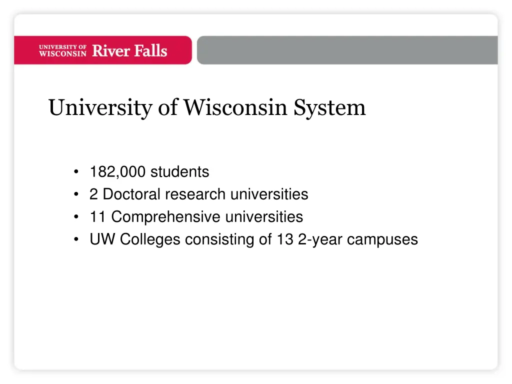 university of wisconsin system