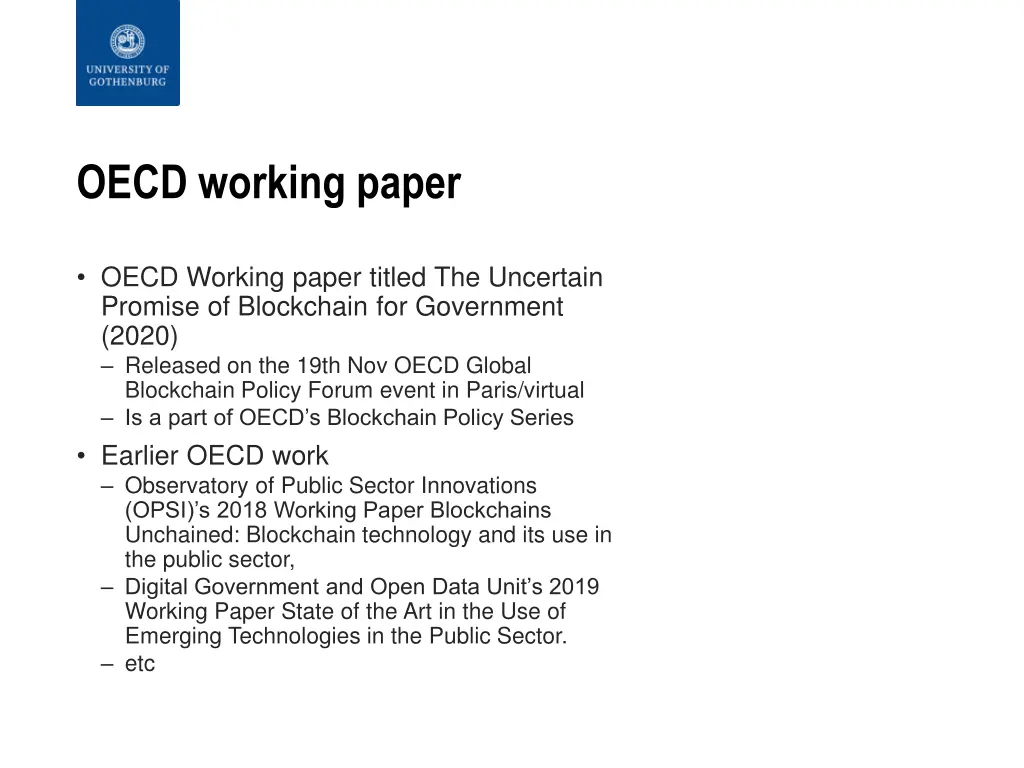 oecd working paper