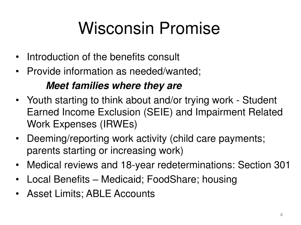 wisconsin promise