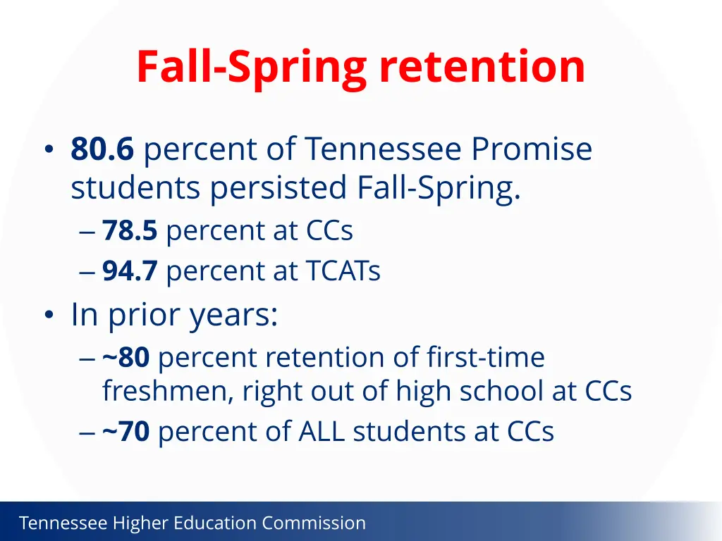 fall spring retention