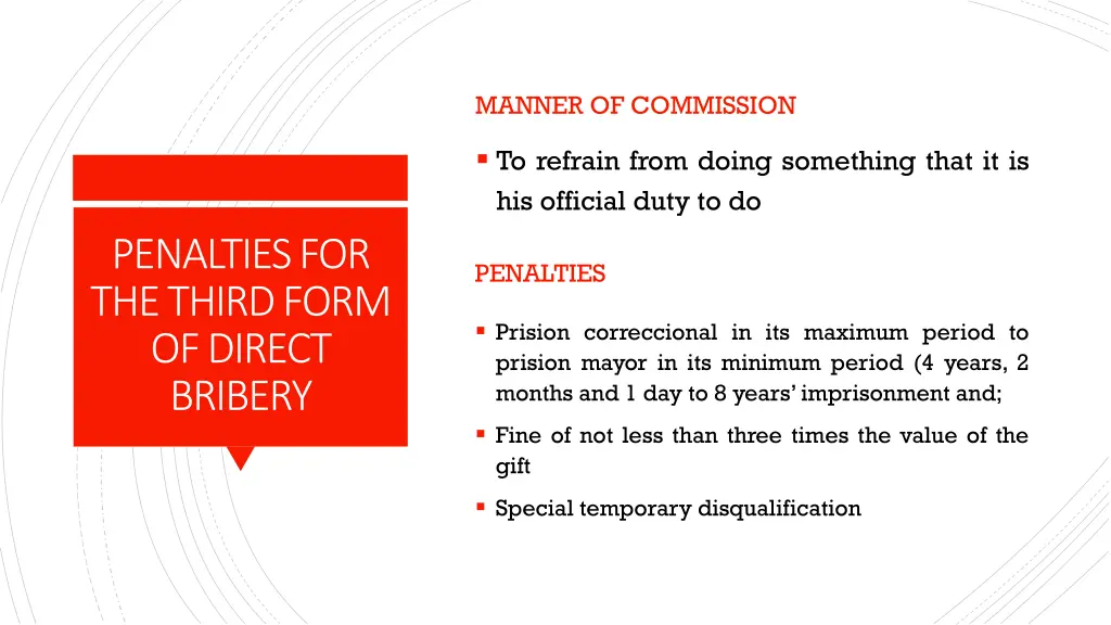 manner of commission 2