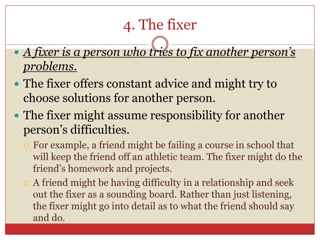 4 the fixer