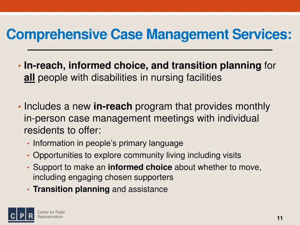 comprehensive case management services