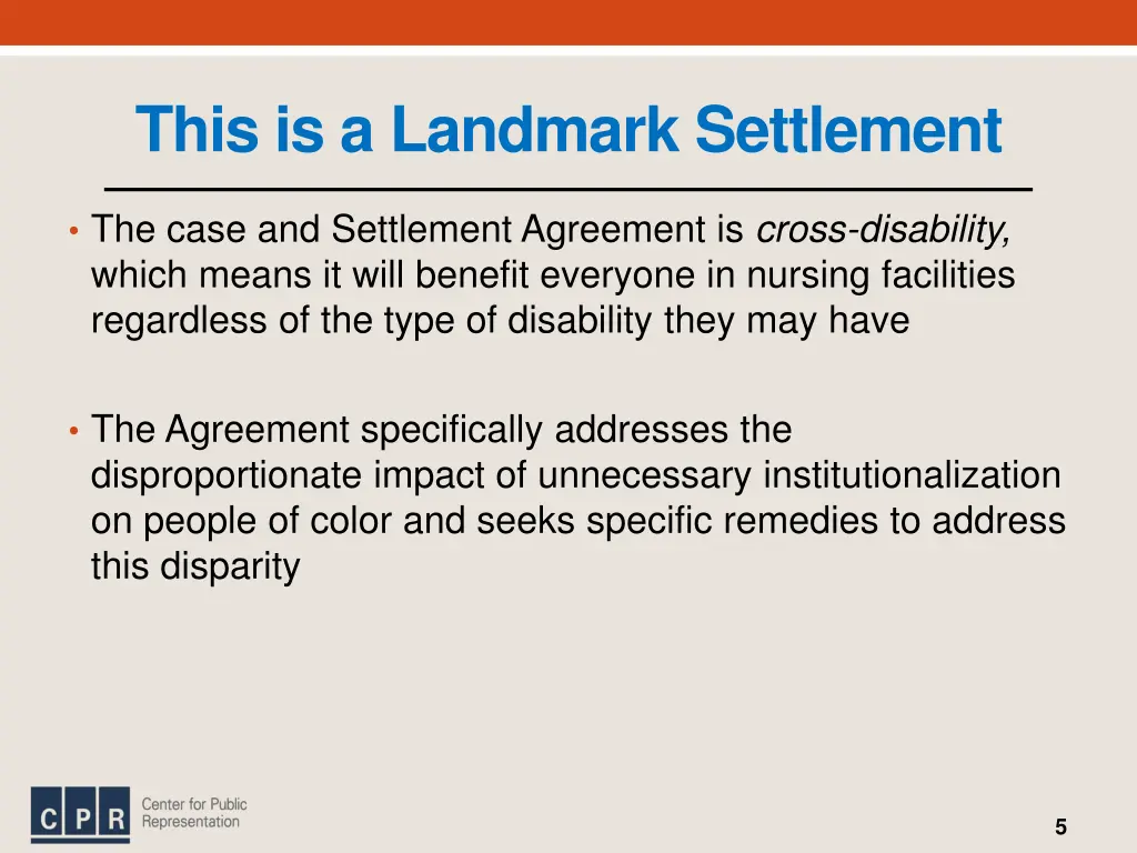 this is a landmark settlement