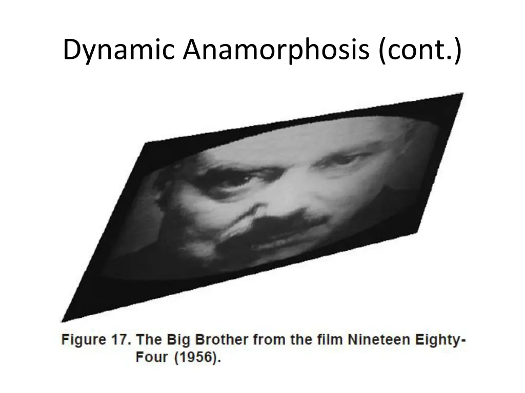 dynamic anamorphosis cont