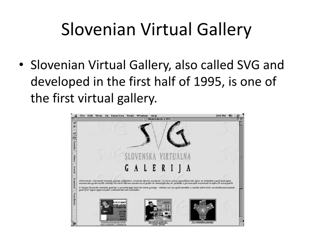 slovenian virtual gallery