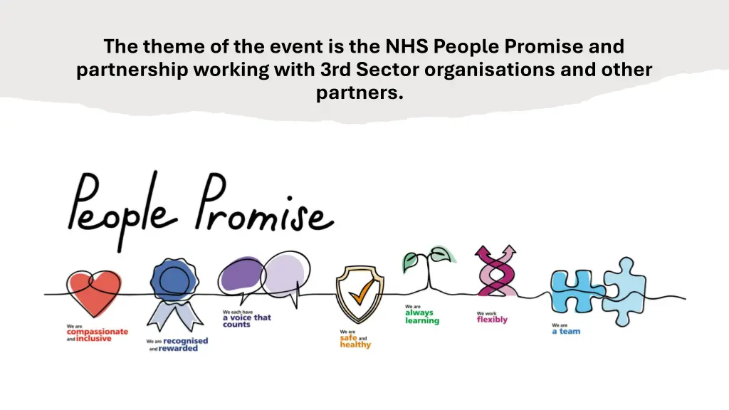 the theme of the event is the nhs people promise