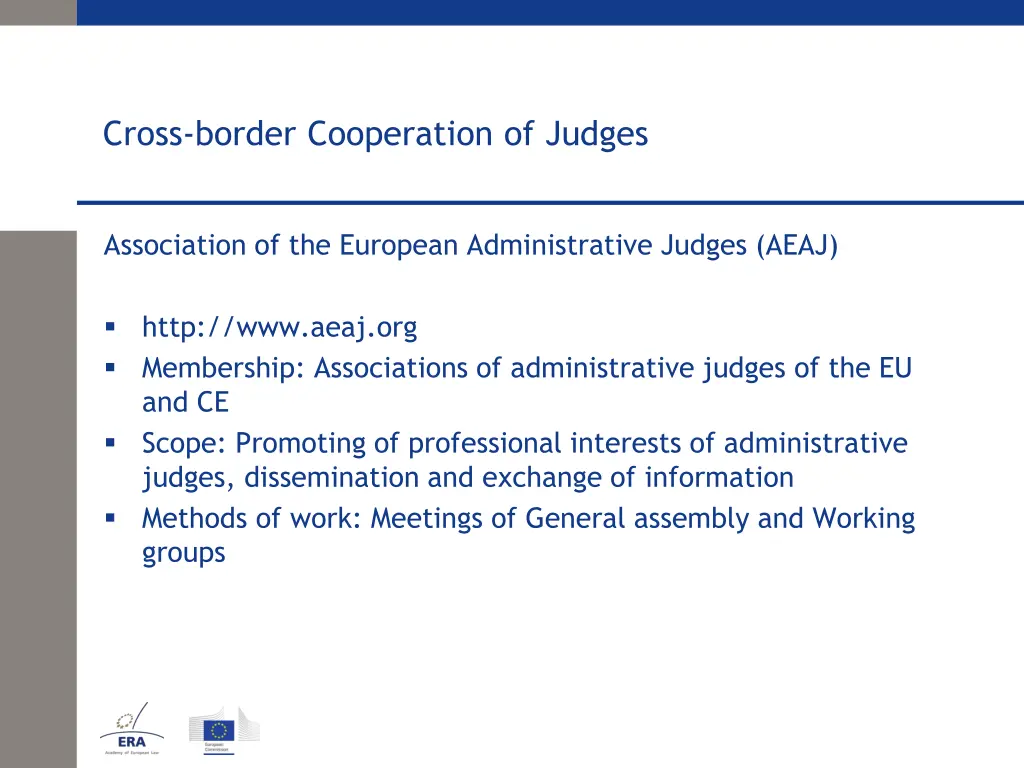 cross border cooperation of judges 21