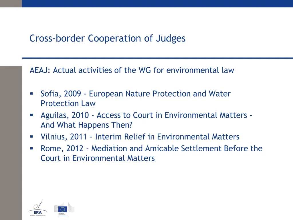 cross border cooperation of judges 22