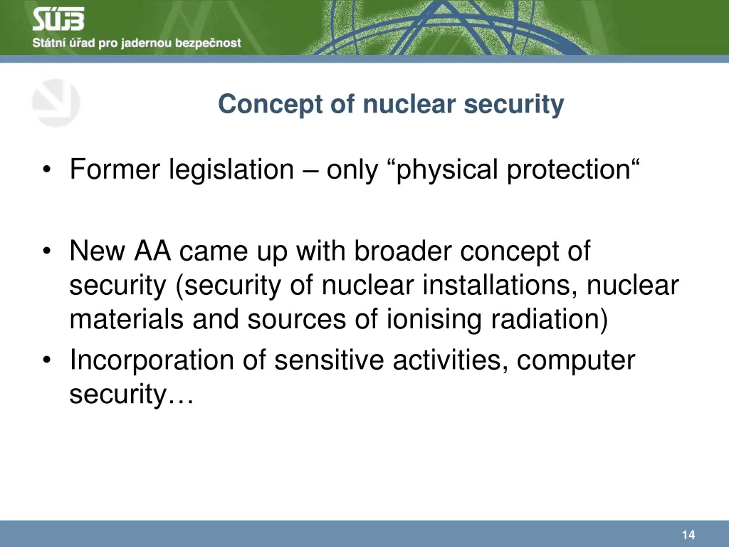 concept of nuclear security