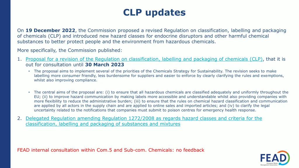 clp updates