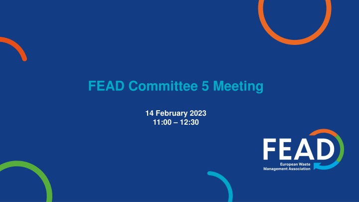 fead committee 5 meeting