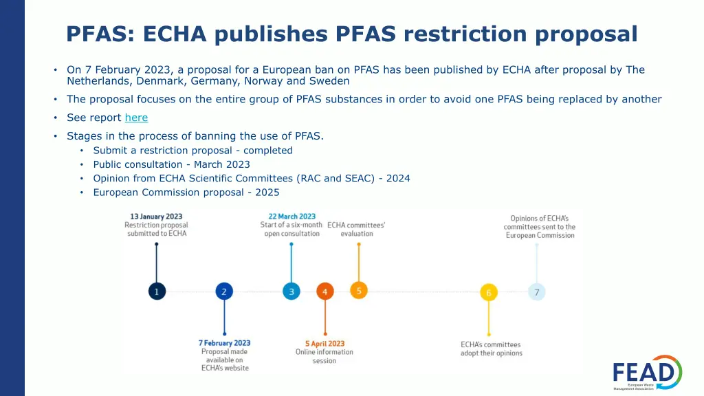 pfas echa publishes pfas restriction proposal