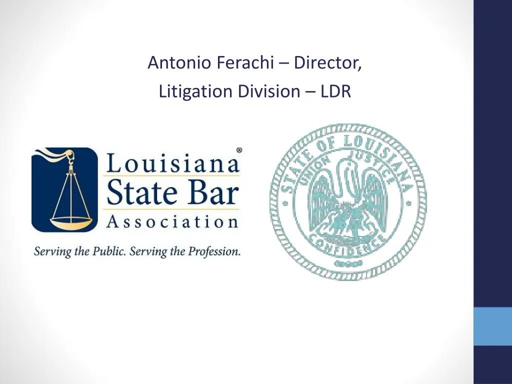 antonio ferachi director litigation division ldr