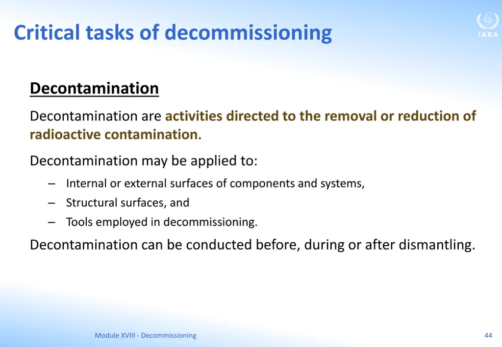 critical tasks of decommissioning 3