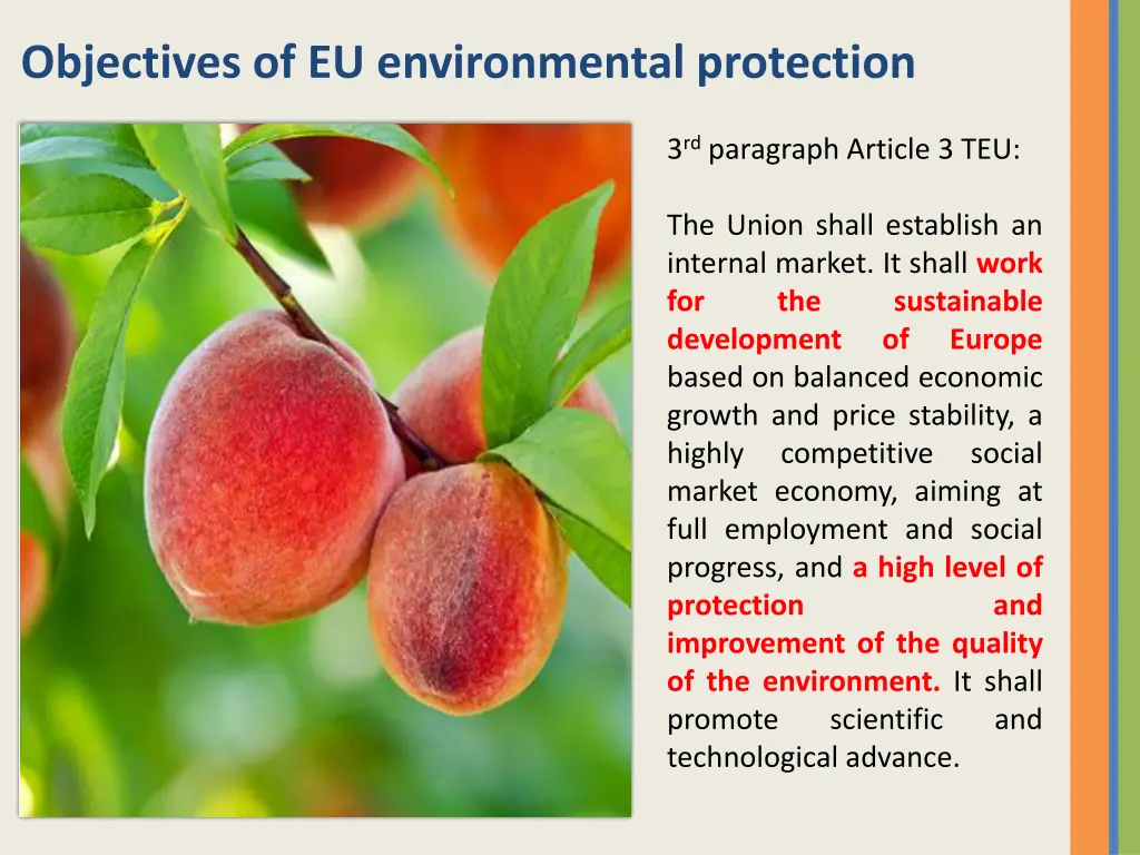 objectives of eu environmental protection