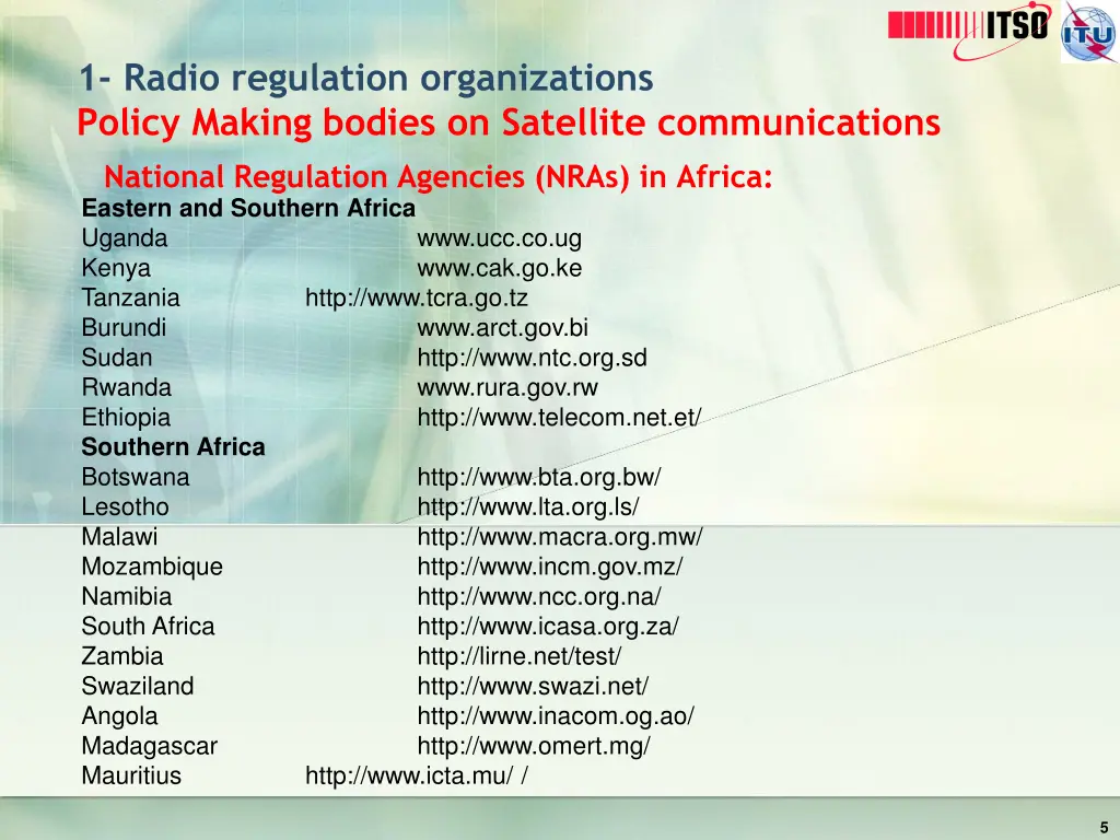 1 radio regulation organizations policy making 1