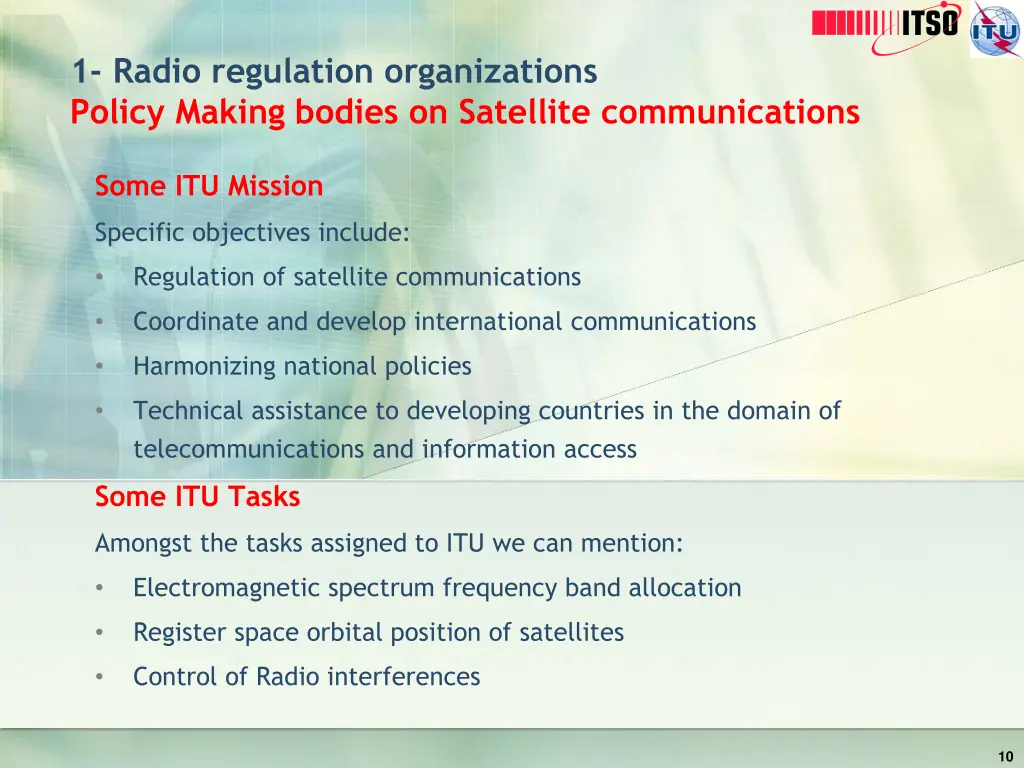 1 radio regulation organizations policy making 6