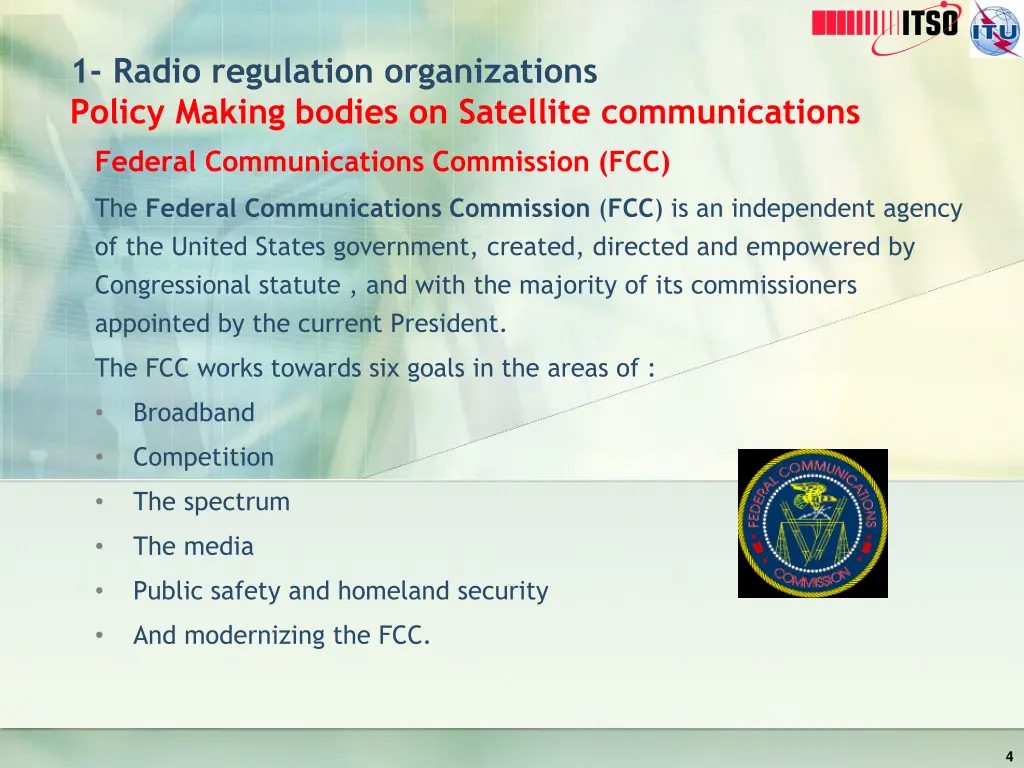 1 radio regulation organizations policy making