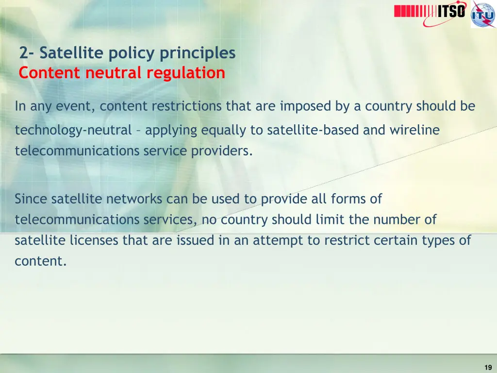 2 satellite policy principles content neutral 1