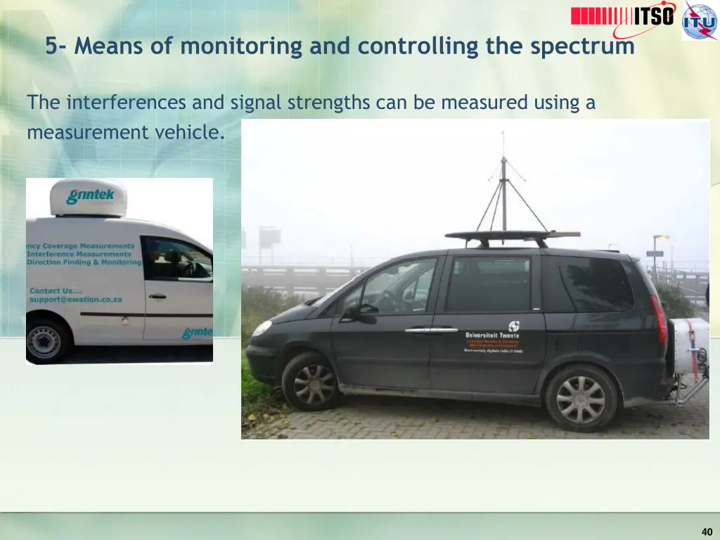 5 means of monitoring and controlling the spectrum 3