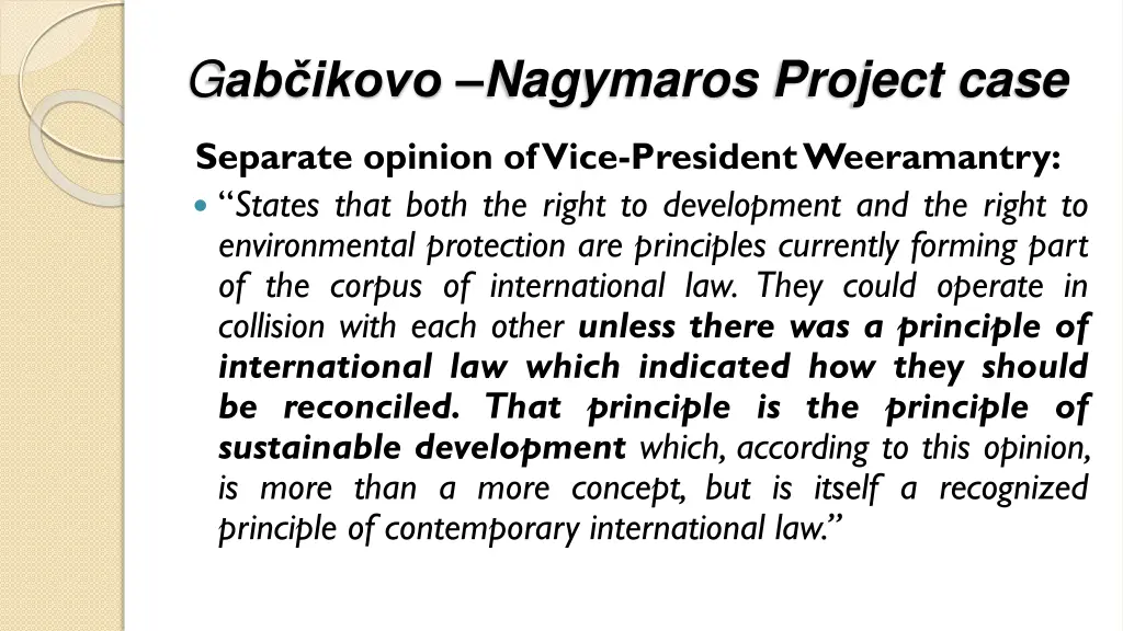 g ab ikovo nagymaros project case