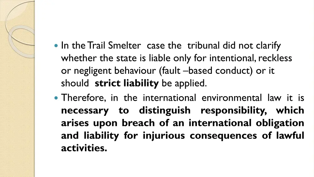 in the trail smelter case the tribunal