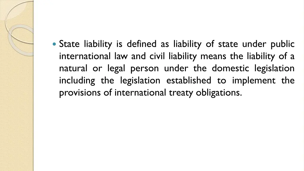 state liability is defined as liability of state