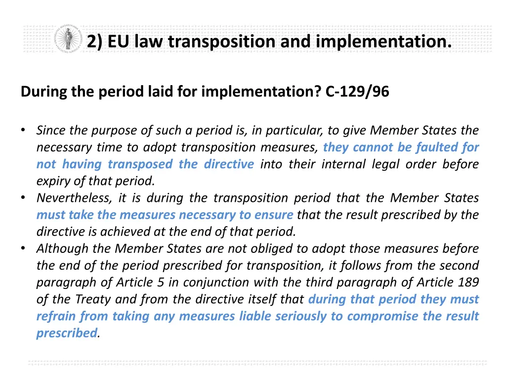 2 eu law transposition and implementation 1