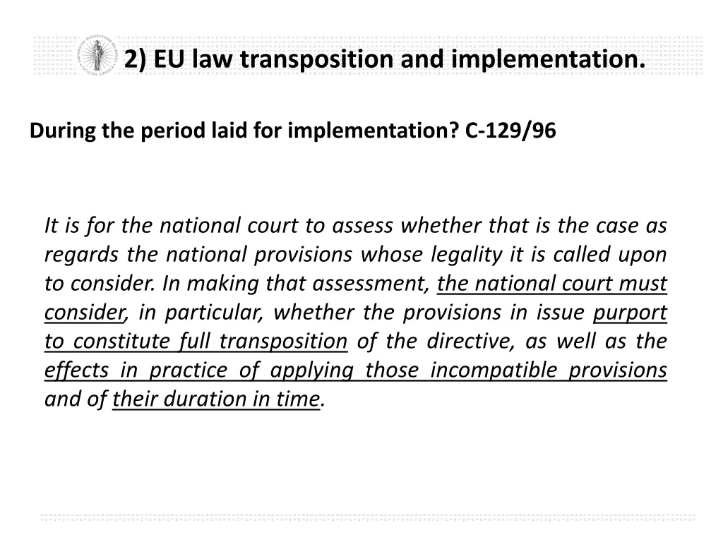 2 eu law transposition and implementation 2