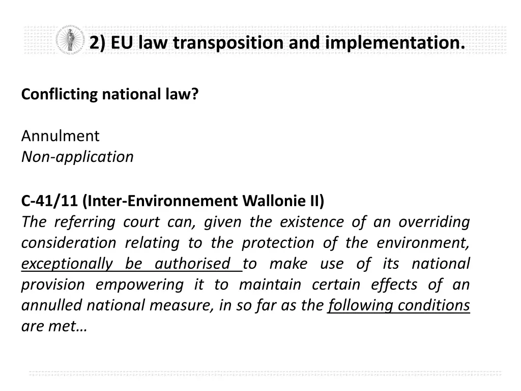 2 eu law transposition and implementation 3