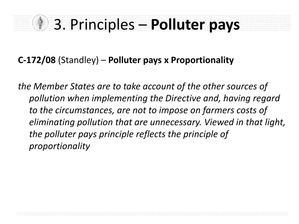 3 principles polluter pays 3