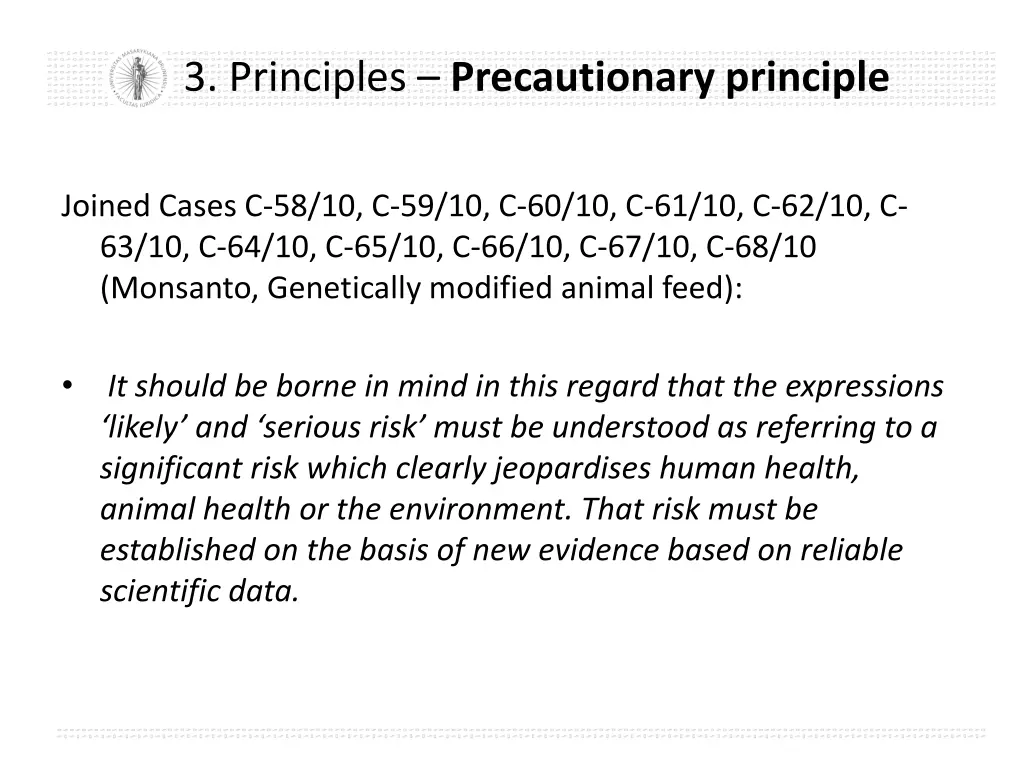 3 principles precautionary principle 2