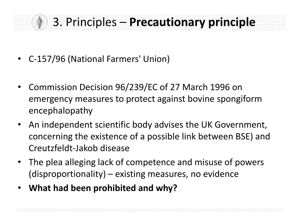 3 principles precautionary principle 4