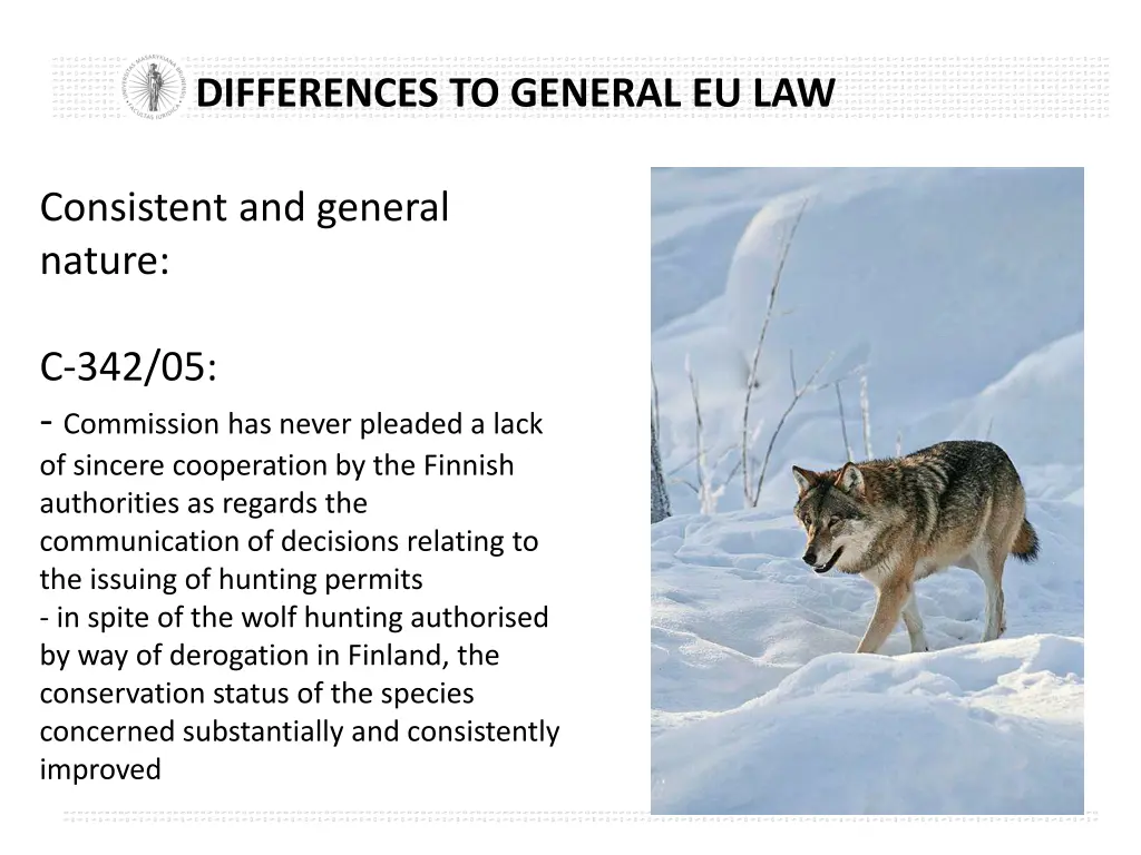 differences to general eu law 4