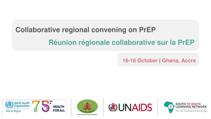 collaborative regional convening on prep