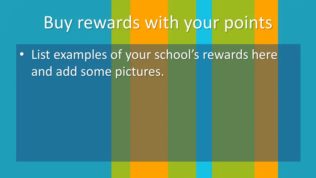 buy rewards with your points