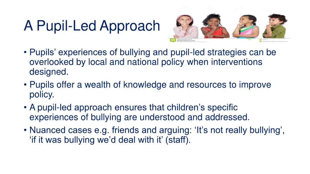 a pupil led approach