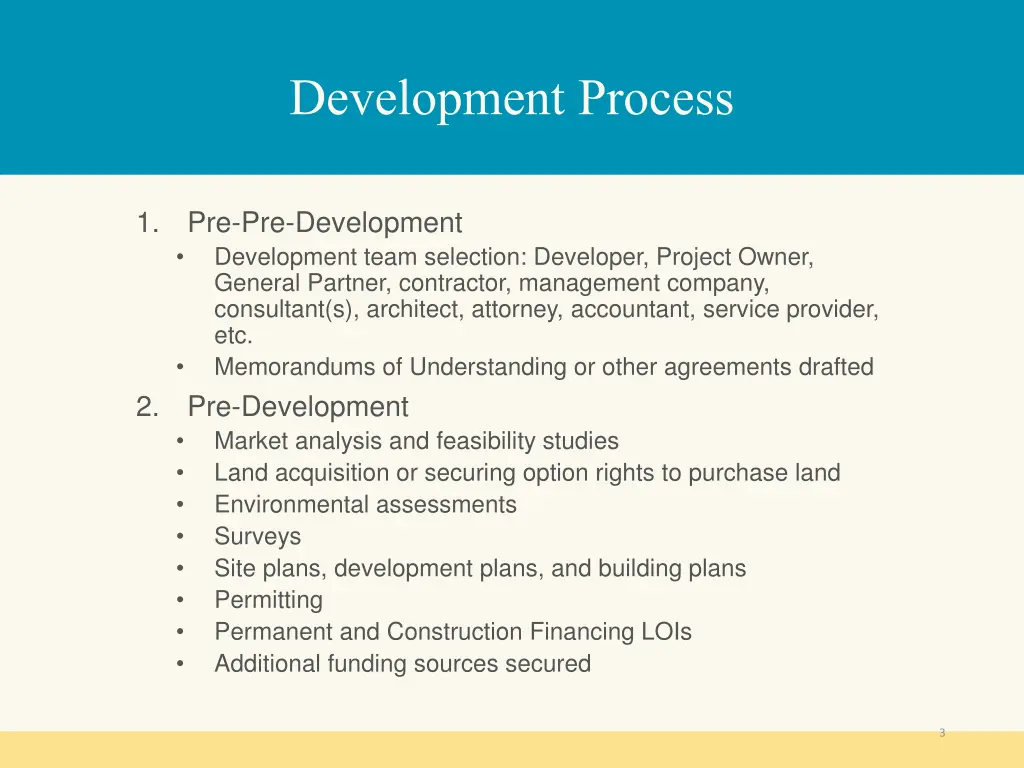 development process