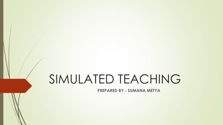 simulated teaching prepared by sumana metya