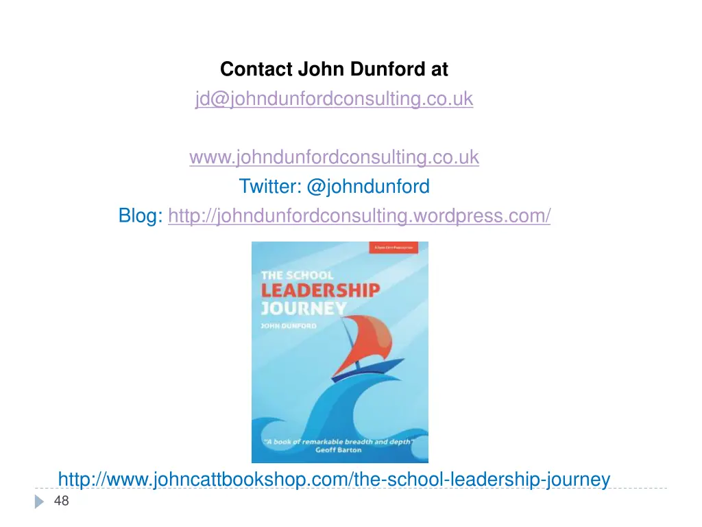 contact john dunford at jd@johndunfordconsulting