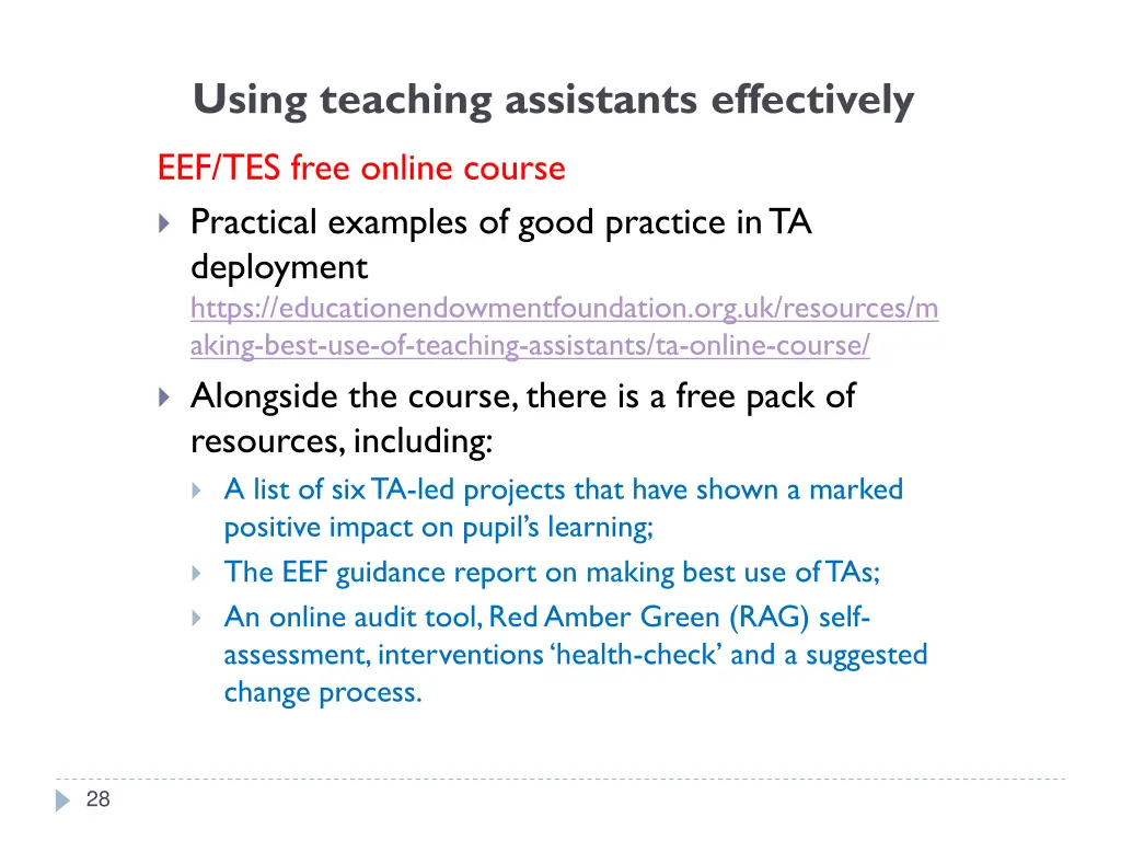 using teaching assistants effectively 1