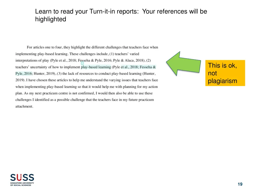 learn to read your turn it in reports your 1