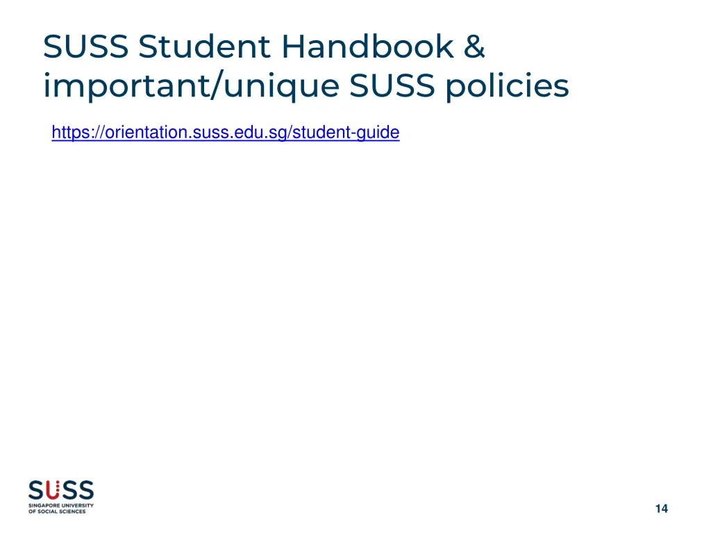 suss student handbook important unique suss