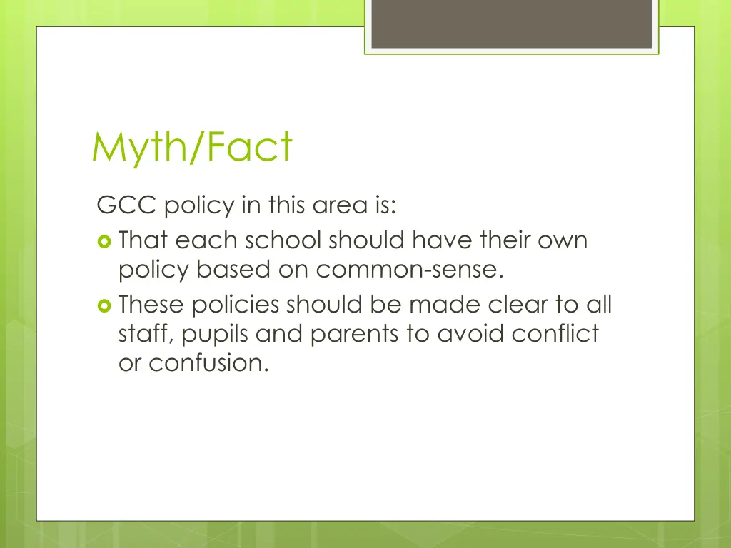 myth fact 1